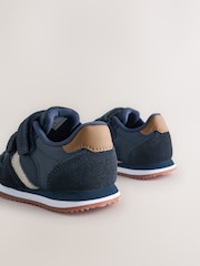 أزرق داكن أزرق - حذاء رياضي بحزامين يُغلقان باللمس - صورة 4 من 5