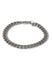 DCK Mens Stainless Steel Curb Chain Bracelet - Image 2 of 2