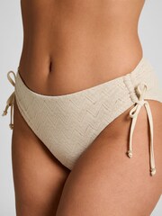 Hunkemoller Crochet Rio White Bikini Bottoms - Image 3 of 5