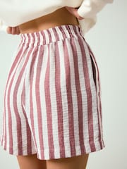 Rūsas/ekru svītra - Uzvelkami bokseršorti ar linu - Attēls 5 no 9