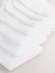 White 7 Pack Baby Socks (0mths-2yrs) - Image 3 of 3