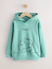 Mint Green Older Boys Graphic Print Hoodie (3-16yrs) - Image 1 of 4