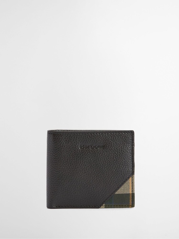 Barbour® Black Tarbet Leather Wallet - Image 1 of 7 Barbour® Black Tarbet Leather Wallet - Image 1 of 7