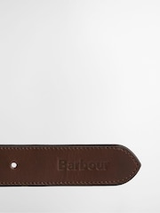 Barbour® Brown Reversible Transport Leather Belt - Image 3 of 4