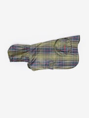 Barbour® Green Packable Tartan Dog Coat - Image 4 of 6
