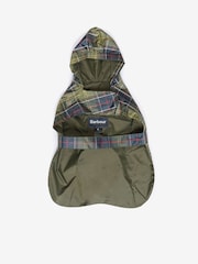Barbour® Green Packable Tartan Dog Coat - Image 5 of 6