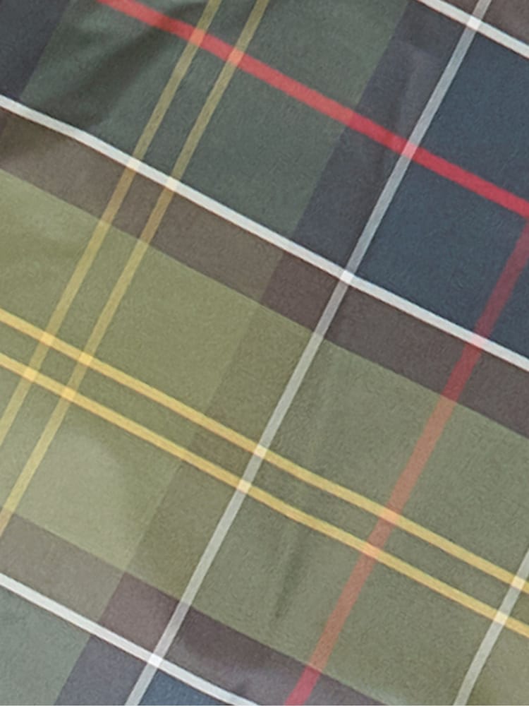 Barbour® Green Packable Tartan Dog Coat - Image 6 of 6