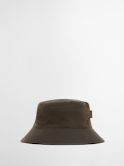 Barbour® Green Wax Bucket Hat - Image 1 of 6