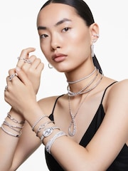 Swarovski Silver Swiss Made Stainless Steel Metal Bracelet Dextera Watch - Image 9 of 9