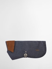 Barbour® Blue Denim Waxed Cotton Dog Coat - Image 3 of 8