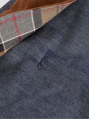 Barbour® Blue Denim Waxed Cotton Dog Coat - Image 7 of 8