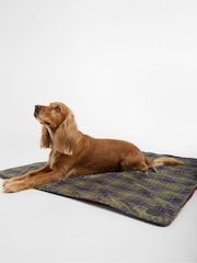 Barbour® Green Tartan Dog Drying Robe - Image 3 of 6