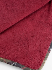 Barbour® Green Tartan Dog Drying Robe - Image 5 of 6