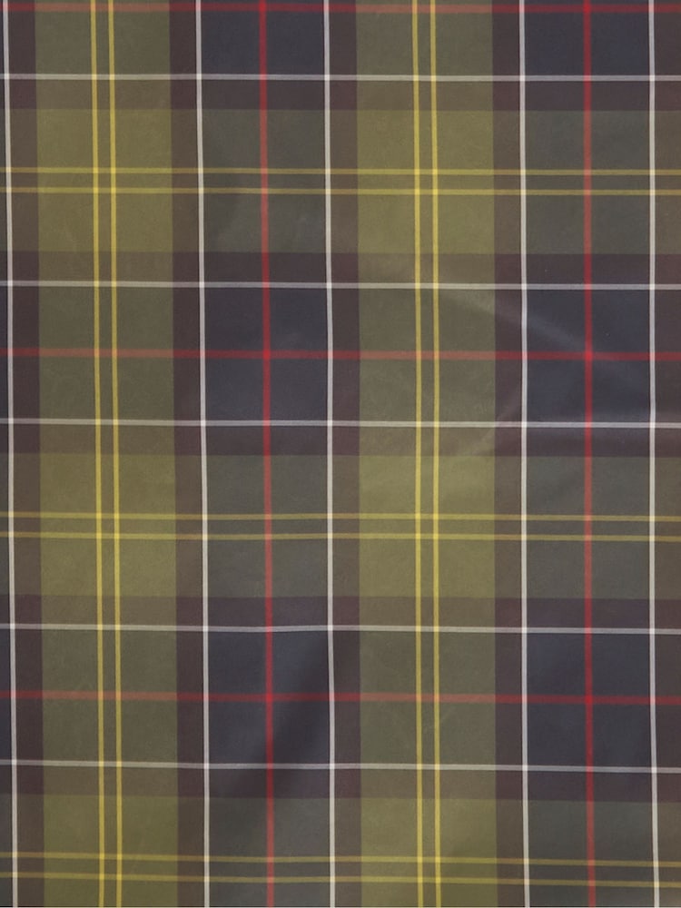 Barbour® Green Tartan Dog Drying Robe - Image 6 of 6