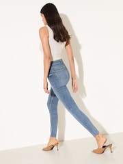 Friends Like These Mid Wash Ankle Grazer Jeans - Image 4 of 6