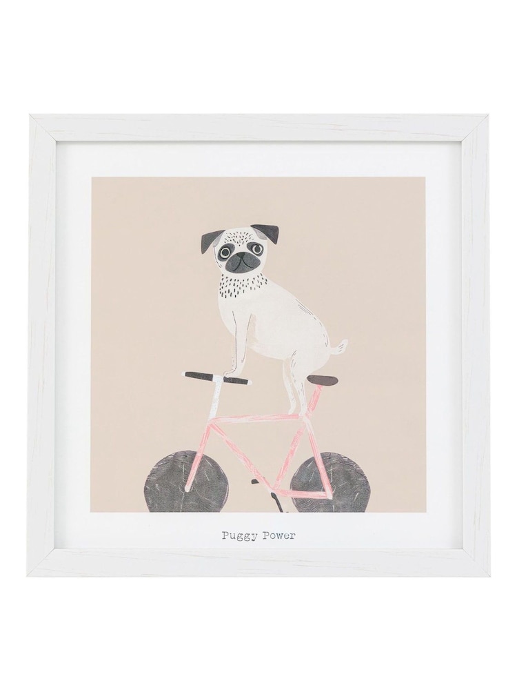 Gallery Home Multicoloured Canine Might Framed Art - Image 1 of 4