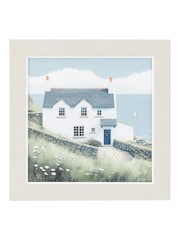 Gallery Home Multicoloured Shoreline Abode Framed Art - Image 1 of 2