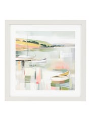 Gallery Home Multicolour Yachts and Calmness Framed Art - Image 1 of 4