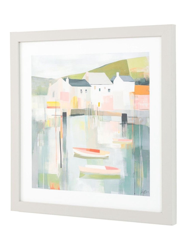 Gallery Home Multicoloured Port Peace Framed Art - Image 2 of 2