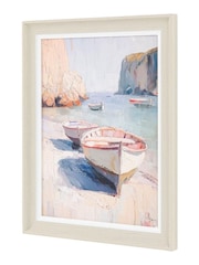 Gallery Home Multicoloured Reverberation Bay Framed Canvas - Image 4 of 4