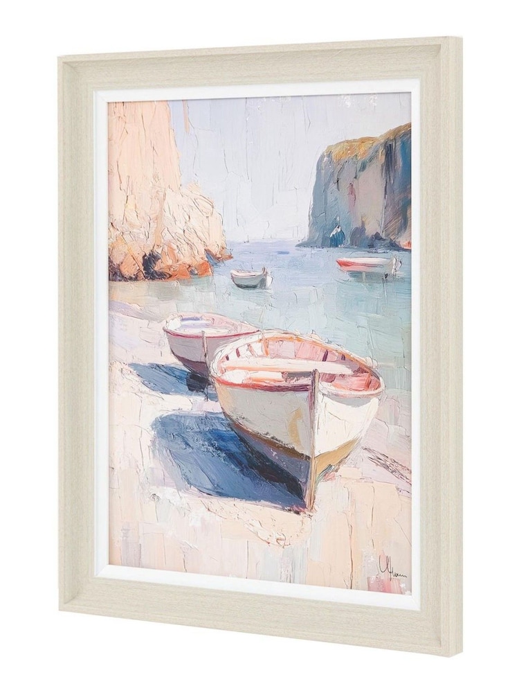 Gallery Home Multicoloured Reverberation Bay Framed Canvas - Image 4 of 4