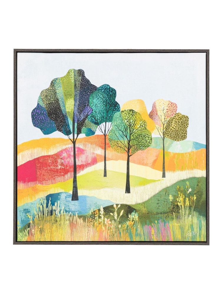 Gallery Home Multicoloured Vivid Meadows Framed Canvas - Image 1 of 4