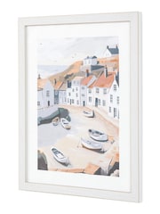 Gallery Home Multicoloured Aground Vessels Framed Art - Image 2 of 2