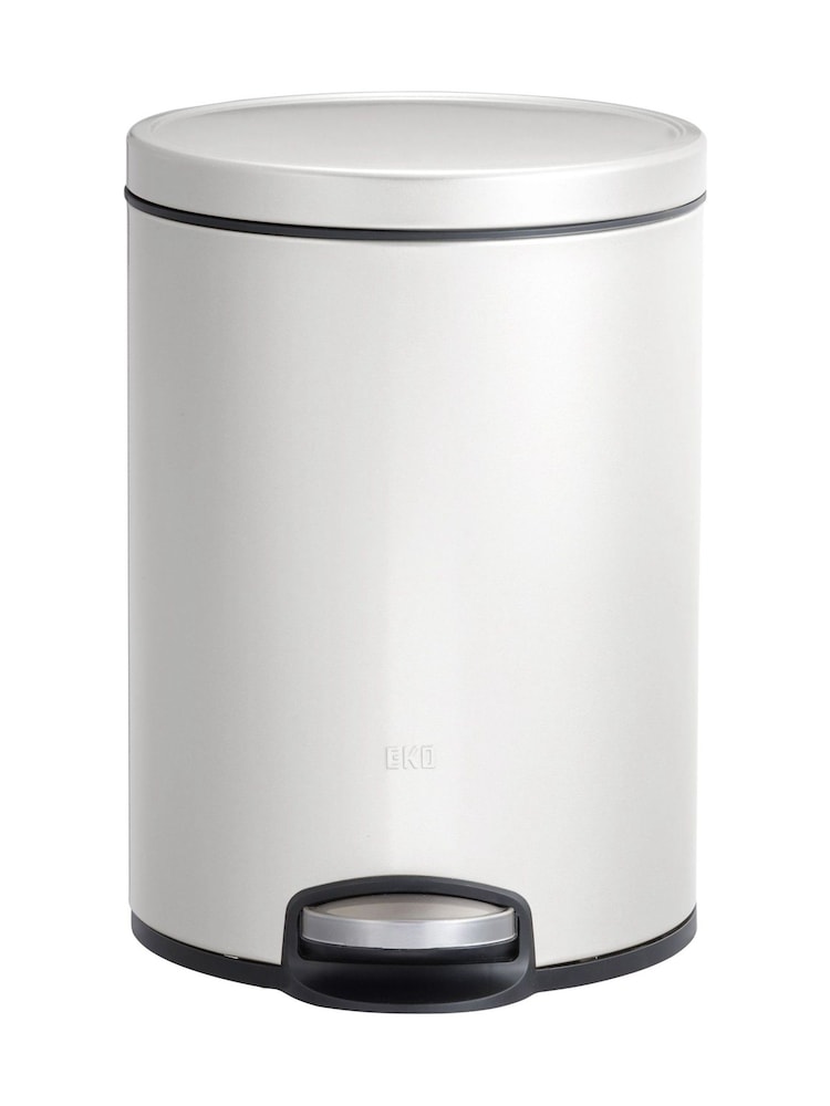 Eko White Eva 5 Litre Bathroom Bin - Image 2 of 2