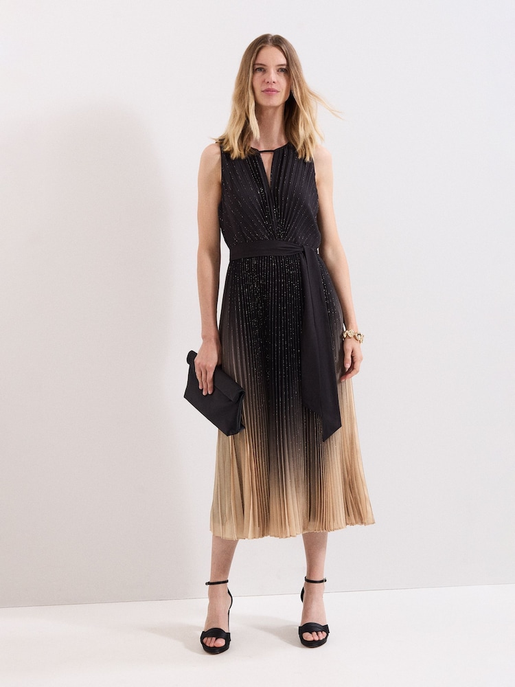 Phase Eight Black Petite Simara Dress - Image 1 of 6 Phase Eight Black Petite Simara Dress - Image 1 of 6