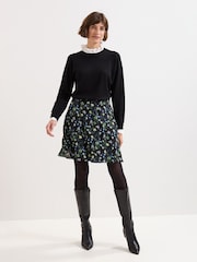 Phase Eight Black Ilaria Flippy Skirt - Image 1 of 5