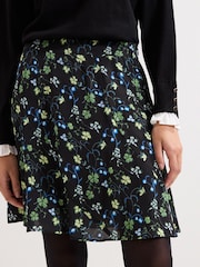 Phase Eight Black Ilaria Flippy Skirt - Image 4 of 5