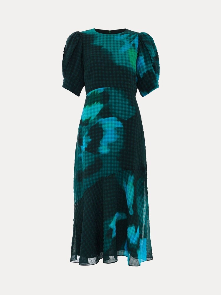 Phase Eight Green Nancy Floral Print Midi Dress - Image 1 of 1