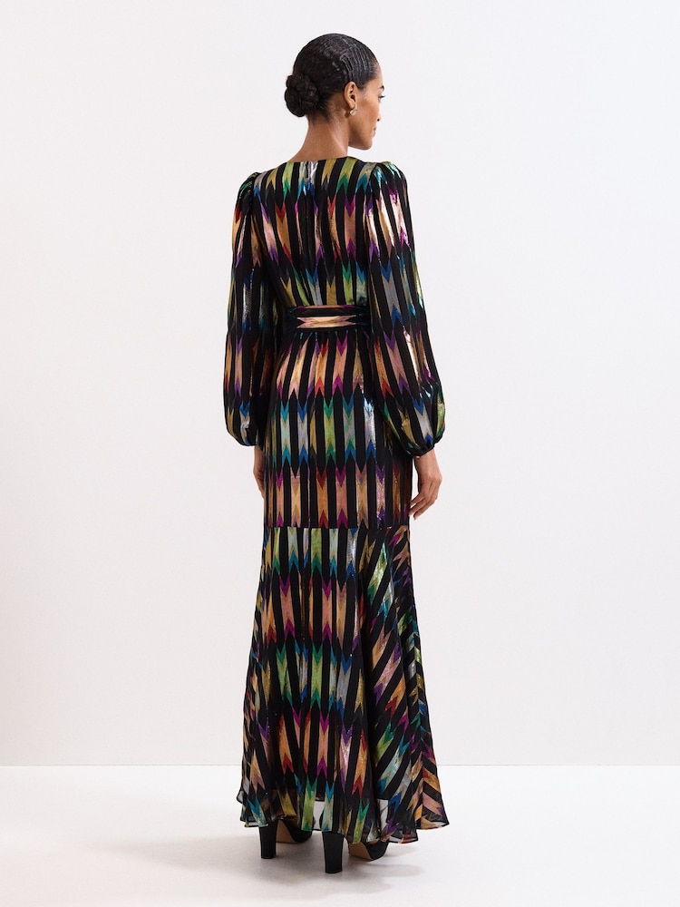 Phase Eight Black Ellia Shimmer Dress - Image 2 of 7 Phase Eight Black Ellia Shimmer Dress - Image 2 of 7