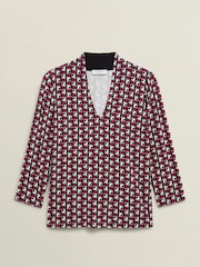 Rosa - Blusa estampada Hobbs Aimee - Imagem 4 de 4