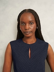 Hobbs Blue Katelena Dress - Image 3 of 4