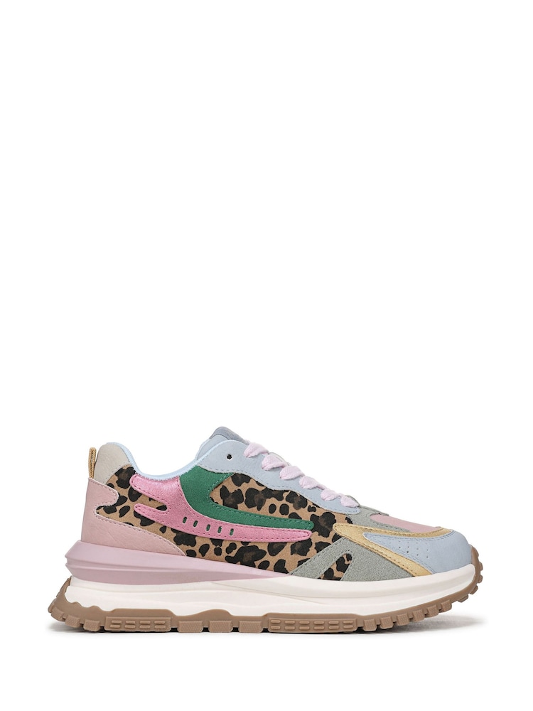 Animal - Blowfish Malibu Regular Fit Animal Print Leo Lace Up Trainers - Imagem 1 de 7