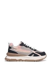 Azul - Blowfish Malibu Regular Fit Animal Print Leo Lace Up Trainers - Imagem 1 de 7