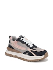 Azul - Blowfish Malibu Regular Fit Animal Print Leo Lace Up Trainers - Imagem 3 de 7