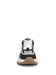 Azul - Blowfish Malibu Regular Fit Animal Print Leo Lace Up Trainers - Imagem 6 de 7