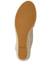 Pavers Gold Wedge Heeled Espadrilles - Image 5 of 5