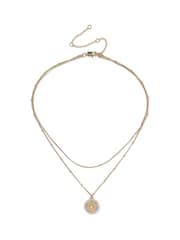 Aela Diamond Simulant Birthstone Multirow Necklace - Image 2 of 3