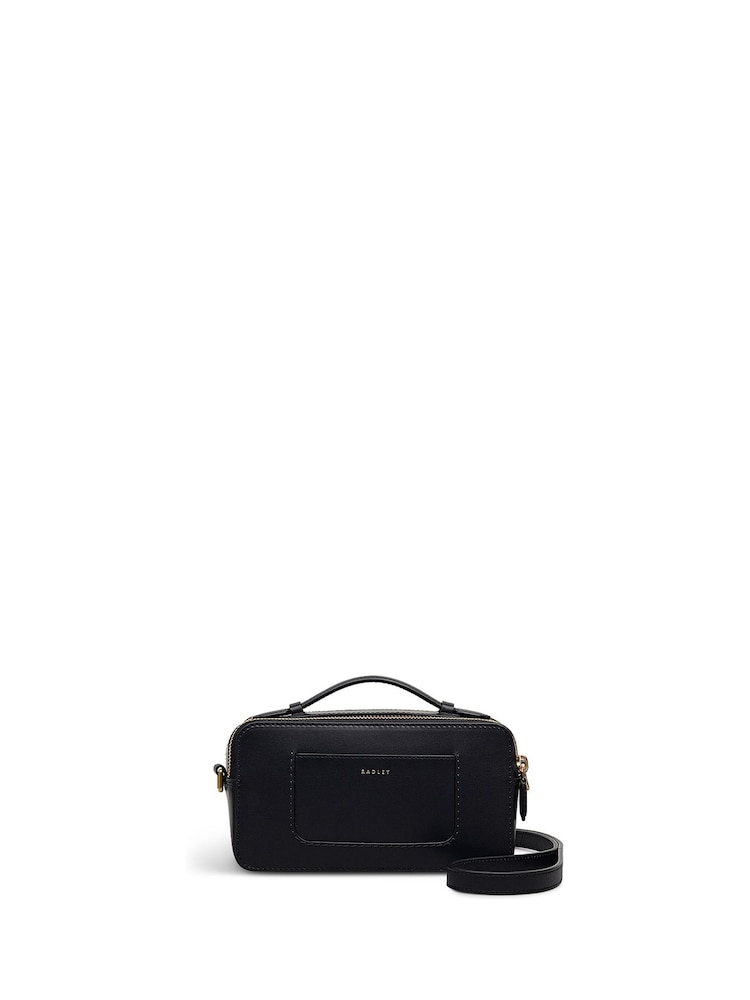 Radley Calvert Road Micro Zip Around Cross-Body Black Bag - Image 1 of 6