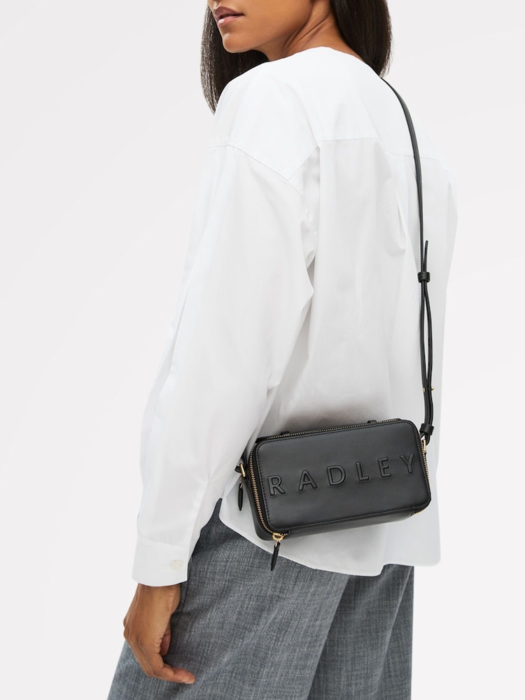 Radley Calvert Road Micro Zip Around Cross-Body Black Bag - Image 6 of 6