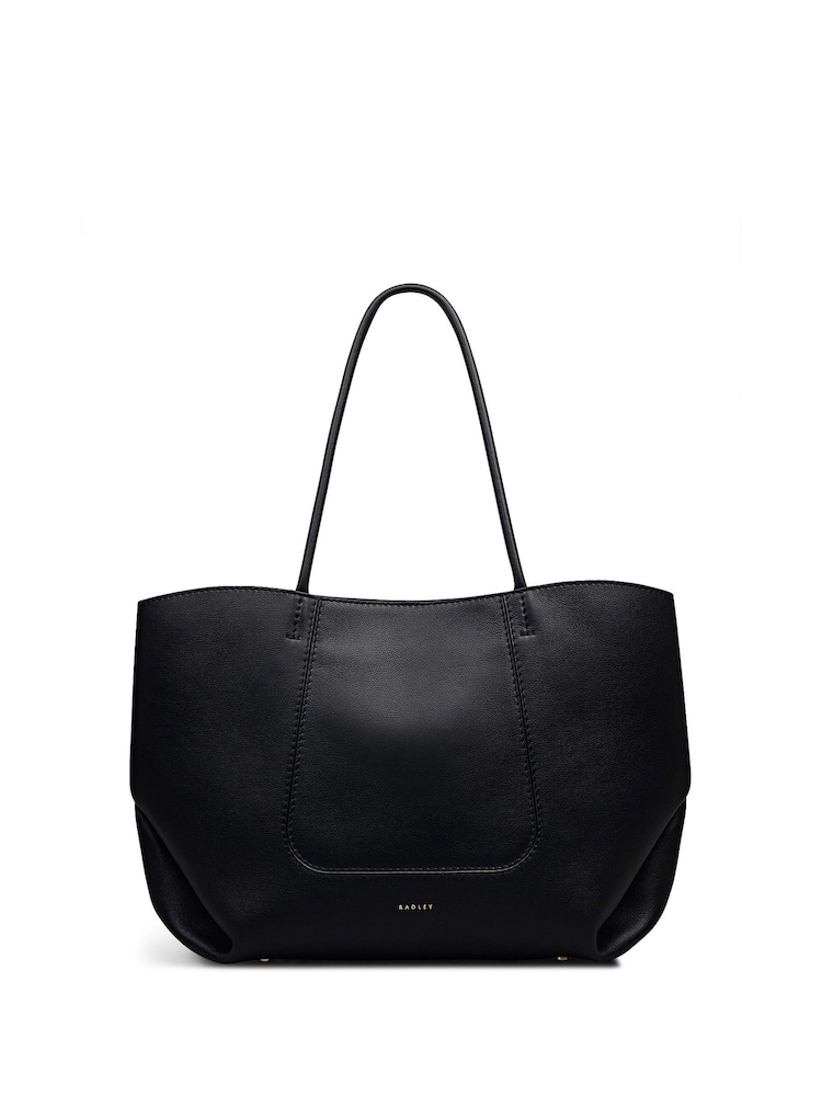 Radley Medium The Compton Zip-Top Shoulder Black Bag - Image 1 of 7