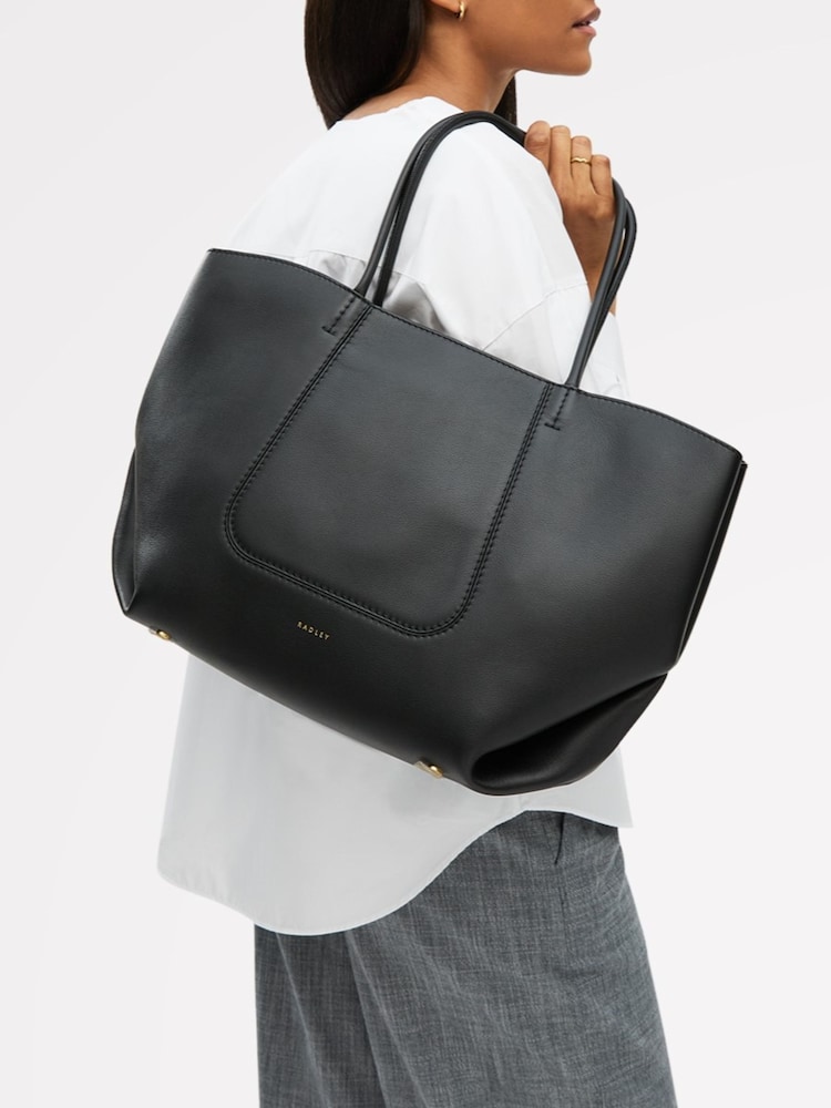 Radley Medium The Compton Zip-Top Shoulder Black Bag - Image 7 of 7