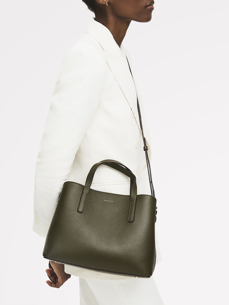 Radley Medium Dukes Place Icon Zip Top Grab Brown Bag - Image 1 of 6 Radley Medium Dukes Place Icon Zip Top Grab Brown Bag - Image 1 of 6