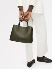 Radley Medium Dukes Place Icon Zip Top Grab Brown Bag - Image 2 of 6
