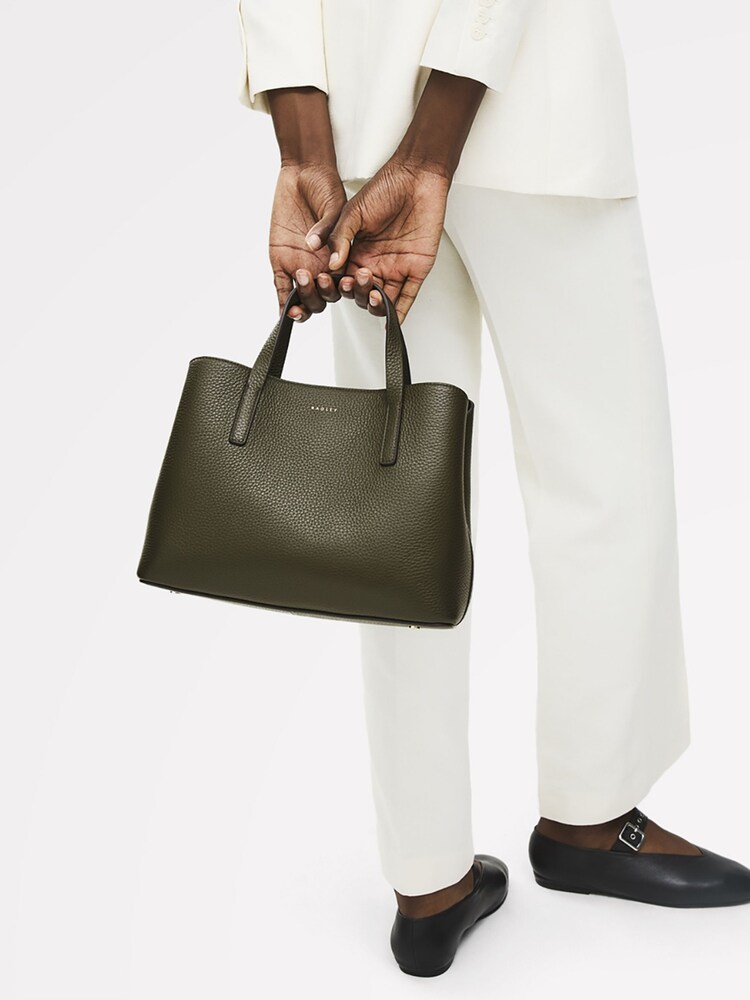 Radley Medium Dukes Place Icon Zip Top Grab Brown Bag - Image 2 of 6 Radley Medium Dukes Place Icon Zip Top Grab Brown Bag - Image 2 of 6