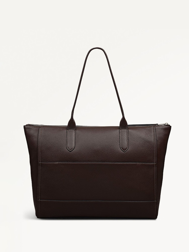 Radley Medium Oak Street Zip-Top Brown Tote - Image 2 of 6 Radley Medium Oak Street Zip-Top Brown Tote - Image 2 of 6