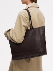 Radley Medium Oak Street Zip-Top Brown Tote - Image 5 of 6